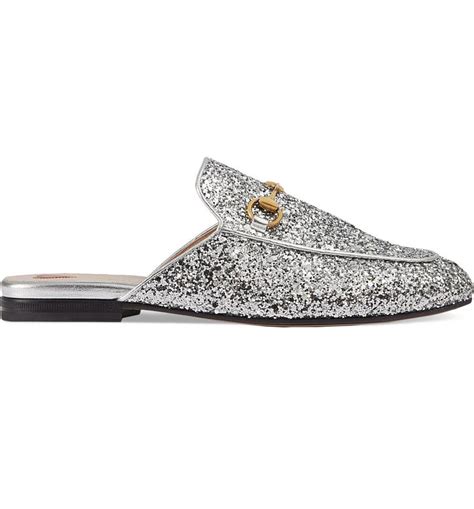 gucci princetown glitter mules women|Gucci princetown leather flat mules.